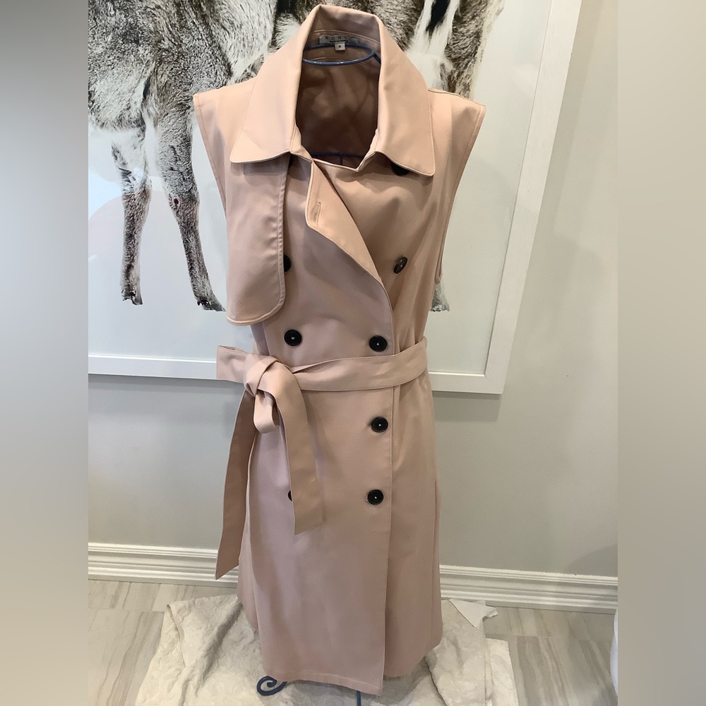Noni blush trench dress size 2